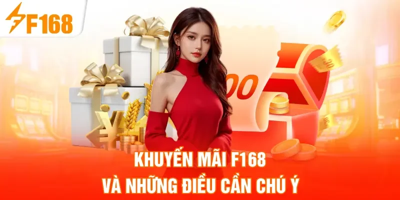 Khuyến mãi F168 và những điều cần chú ý